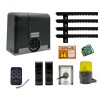 FAAC GENIUS BLIZZARD 230V KIT AUTOMAZIONE PER CANCELLI SCORREVOLI MAX 500 KG DI PESO CON 4MT CREMAGLIERA 104014/MT4
